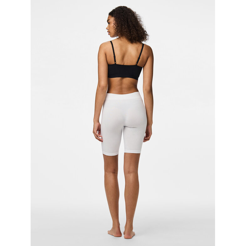 PIECES Pieces Dames Shorts PCLONDON Onderbroek Lange Pijp 2-Pack Wit