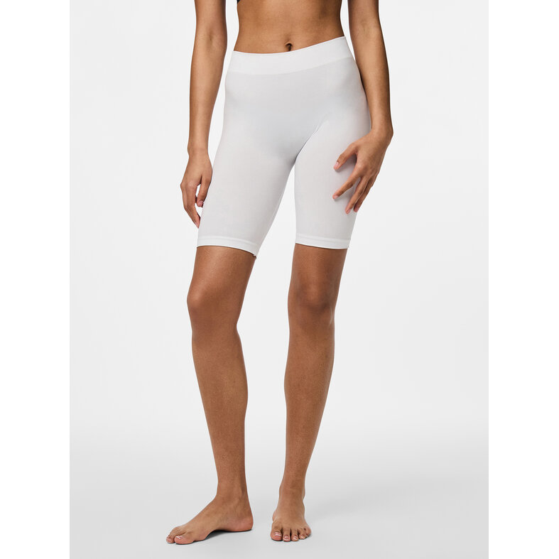 PIECES Pieces Dames Shorts PCLONDON Onderbroek Lange Pijp 2-Pack Wit