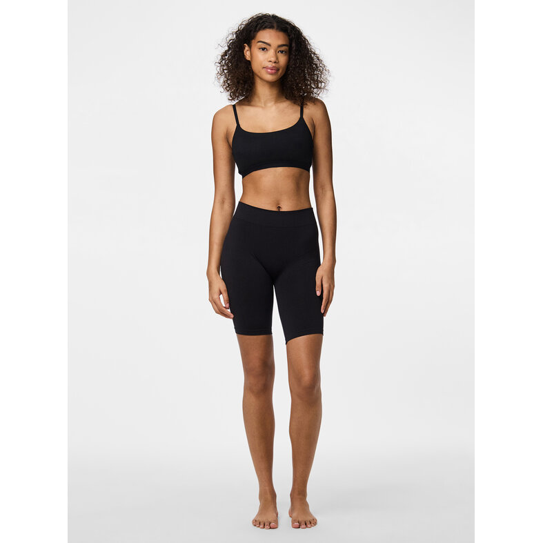 PIECES Pieces Dames Shorts PCLONDON Onderbroek Lange Pijp 2-Pack Zwart