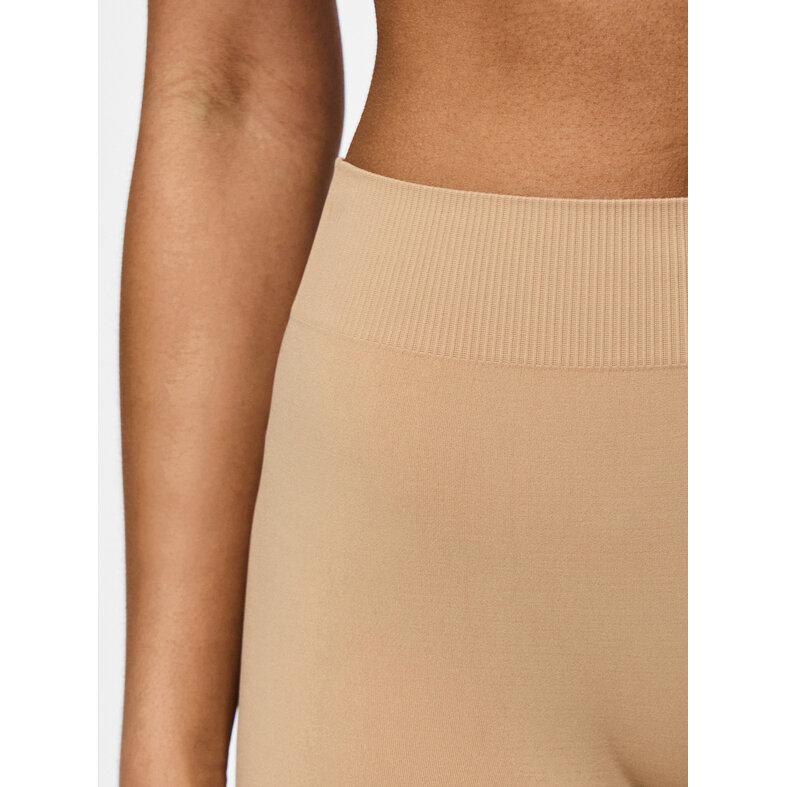 PIECES Pieces Ladies Shorts PCLONDON Underpants Long Pipe 2-Pack Beige