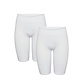 PIECES Pieces Dames Shorts PCLONDON Onderbroek Lange Pijp 2-Pack Wit