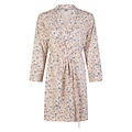 By Louise By Louise Ladies Kimono Morning Coat Cotton Soft Orange/Blue Floral