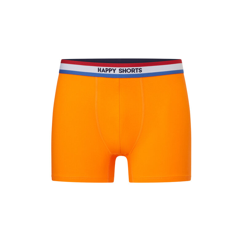 Happy Shorts Happy Shorts Men's Boxer Shorts 4-Pack Orange/Blue WK2026 Holland