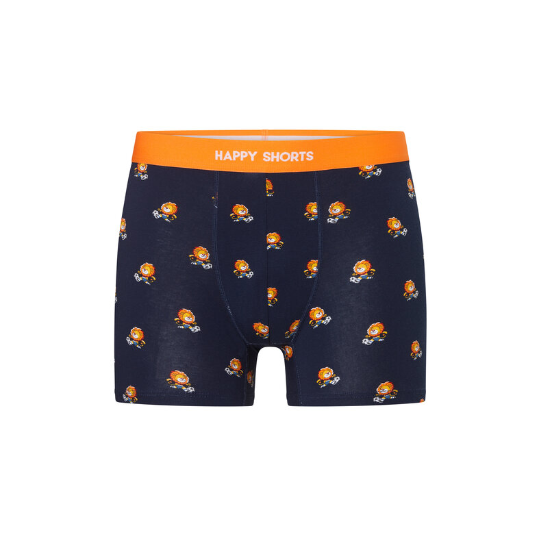 Happy Shorts Happy Shorts Men's Boxer Shorts 4-Pack Orange/Blue WK2026 Holland