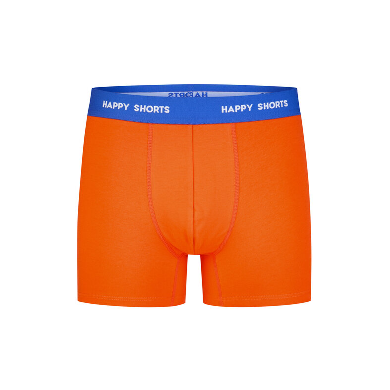 Happy Shorts Happy Shorts Men's Boxer Shorts 4-Pack Orange/Blue WK2026 Holland