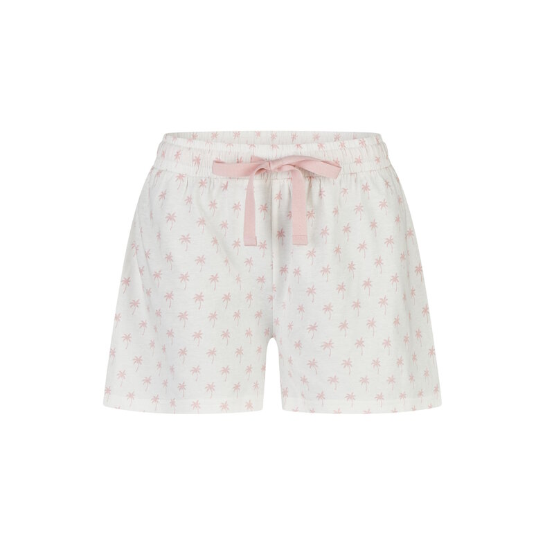 By Louise By Louise Dames Korte Pyjama Set Shortama Donkerblauw/Roze