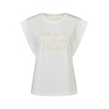By Louise By Louise Ladies Short Pajama Set Shortama White/Yellow