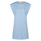By Louise By Louise Dames Lang Nachthemd Kapmouw Blauw