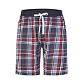 Phil & Co Phil & Co Men's Short Pants Short Pajama Set Blue/Red Checkered