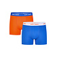 Happy Shorts Happy Shorts Heren Boxershorts Oranje/Blauw 2-Pack