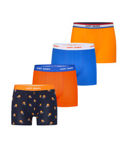 Happy Shorts Heren Boxershorts 4-Pack Oranje/Blauw WK2026 Holland