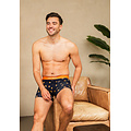 Happy Shorts Happy Shorts Men's Boxer Shorts Holland Orange 2-Pack Orange Lion
