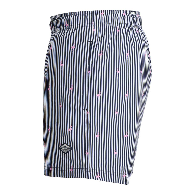 Jack & Jones Jack & Jones Heren Zwemshort JPSTMAUI BREEZE Gestreept Flamingo