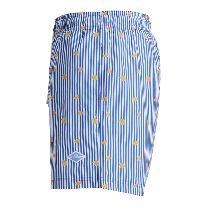 Jack & Jones Jack & Jones Heren Zwemshort JPSTMAUI BREEZE Gestreept Sinaasappel