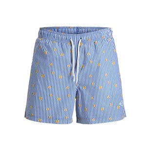 Jack & Jones Men's Swim Short JPSTMAUI BREEZE Striped Orange