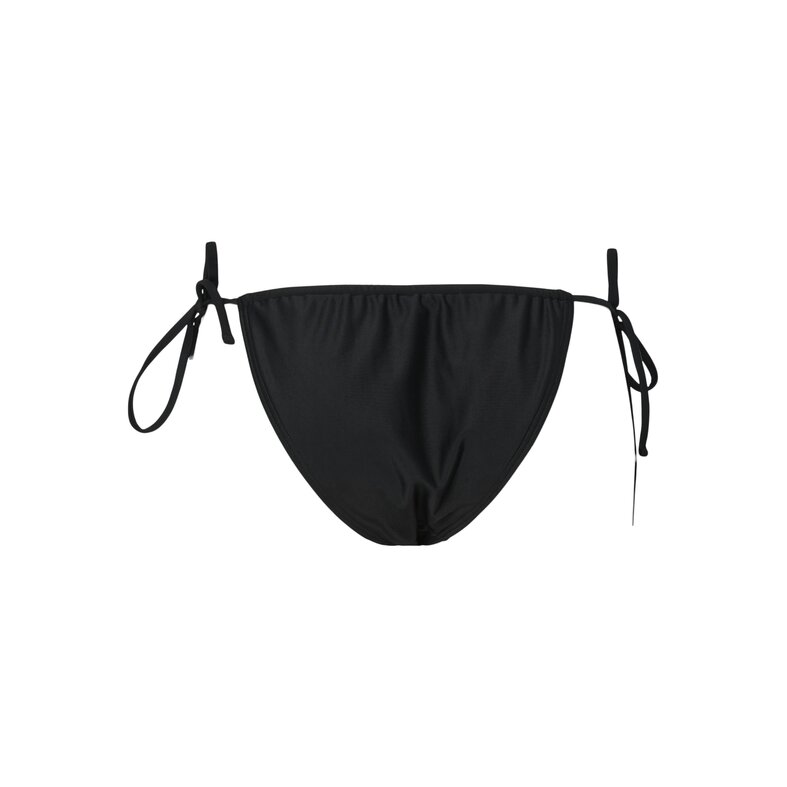 PIECES PIECES Dames Strik Bikini Slip PCBAOMI Effen Zwart