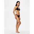 PIECES PIECES Dames Strik Bikini Slip PCBAOMI Effen Zwart