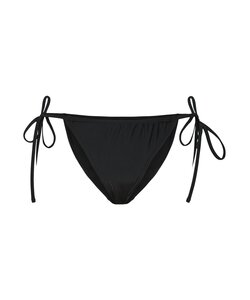 PIECES Dames Strik Bikini Slip PCBAOMI Effen Zwart