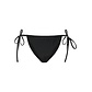 PIECES PIECES Dames Strik Bikini Slip PCBAOMI Effen Zwart