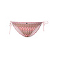 PIECES PIECES Ladies Bow Brazilian Bikini Slip PCADA Pink Waves Print
