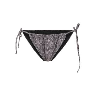 PIECES Ladies Bow Bikini Slip PCBAOMI Black/Leopard Print