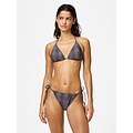 PIECES PIECES Dames Triangel Bikinitop PCBAOMI Zwart/Luipaard Print