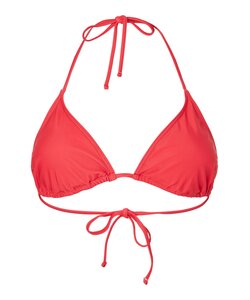PIECES Ladies Triangle Bikini Top PCBAOMI Solid Red