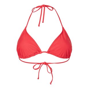 PIECES Ladies Triangle Bikini Top PCBAOMI Solid Red