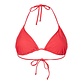 PIECES PIECES Ladies Triangle Bikini Top PCBAOMI Solid Red