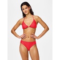 PIECES PIECES Ladies Triangle Bikini Top PCBAOMI Solid Red
