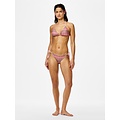 PIECES PIECES Dames Triangel Bikinitop PCADA Roze Golven Print