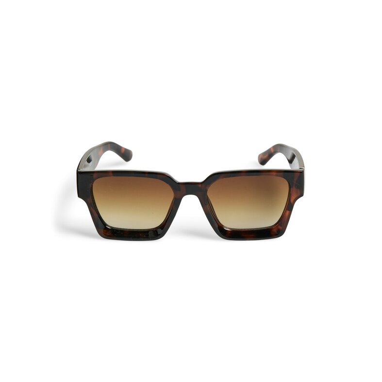PIECES PIECES Dames Zonnebril PCKAREN Donkerbruin/Zwart