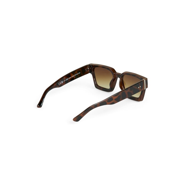 PIECES PIECES Dames Zonnebril PCKAREN Donkerbruin/Zwart