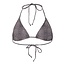 PIECES PIECES Dames Triangel Bikinitop PCBAOMI Zwart/Luipaard Print