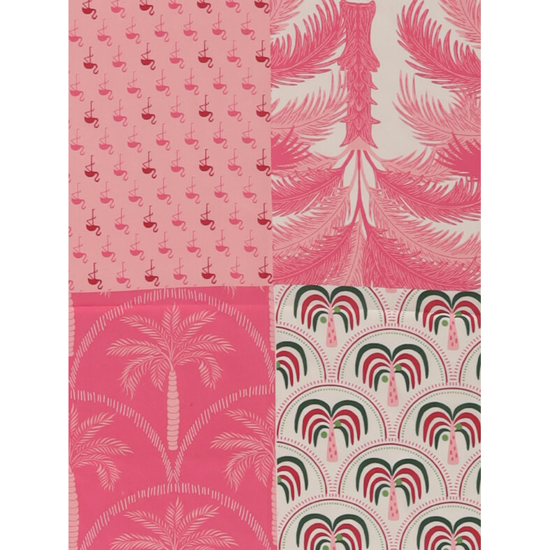 Sarlini Sarlini Ladies Bandana Neck Scarf Thin Pink