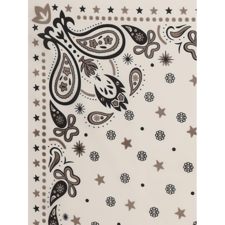Sarlini Sarlini Ladies Bandana Neck Scarf Thin Taupe