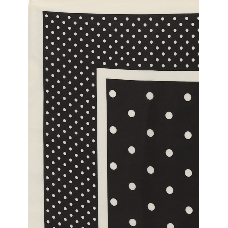 Sarlini Sarlini Ladies Bandana Neck Scarf Thin Black