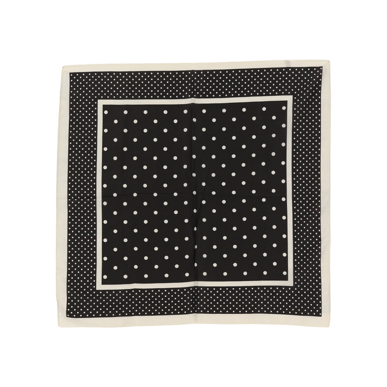 Sarlini Sarlini Ladies Bandana Neck Scarf Thin Black
