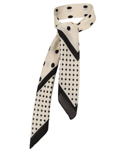 Sarlini Dames Bandana Neksjaal Dun Wit