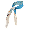 Sarlini Sarlini Dames Bandana Neksjaal Dun Blauw