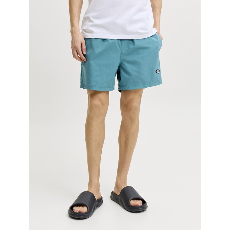 Jack & Jones Jack & Jones Heren Zwemshort JPSTMAUI Splash Magic Groen/Blauw