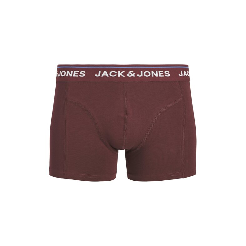 Jack & Jones Jack & Jones Men's Boxer Shorts Trunks JACBRANCO 5-Pack Plain Blue/Red/White