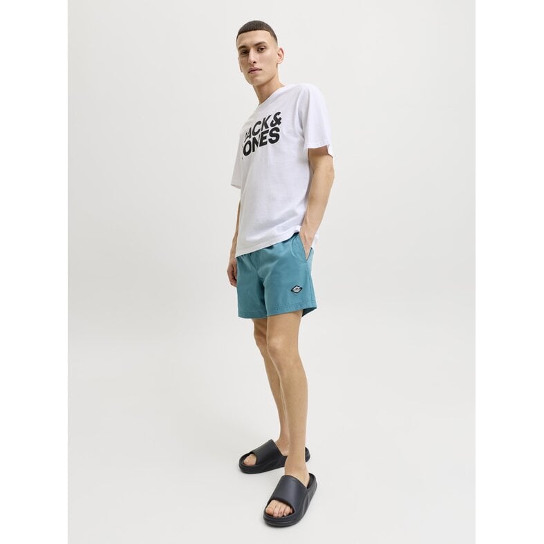 Jack & Jones Jack & Jones Heren Zwemshort JPSTMAUI Splash Magic Groen/Blauw