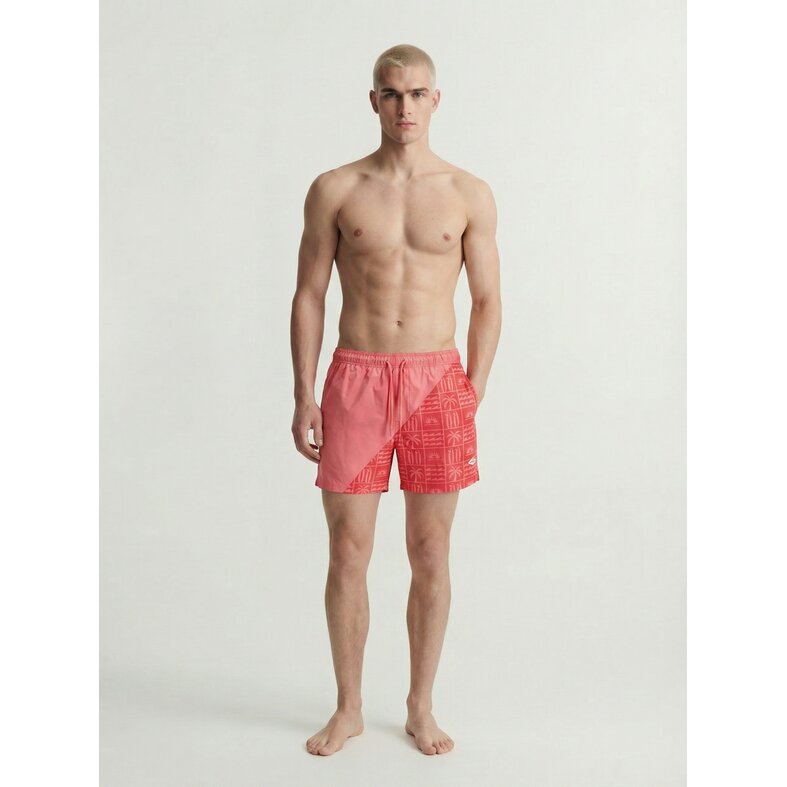 Jack & Jones Jack & Jones Heren Zwemshort JPSTMAUI Splash Magic Hot Coral