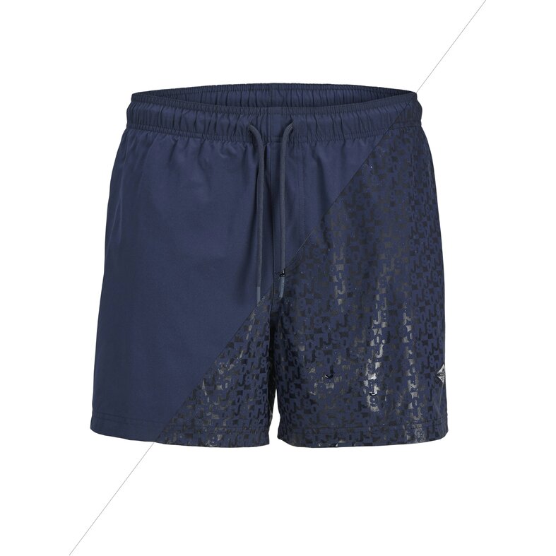 Jack & Jones Jack & Jones Heren Zwemshort JPSTMAUI Splash Magic Donkerblauw
