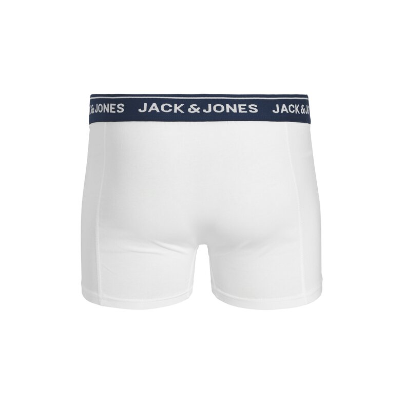 Jack & Jones Jack & Jones Men's Boxer Shorts Trunks JACBRANCO 5-Pack Plain Blue/Red/White
