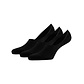 Apollo Apollo Ladies/Gentlemen Bamboo Footies No Show Socks Non-Slip 3-Pack Black
