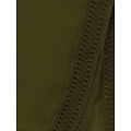 Sarlini Sarlini Ladies Tunic Beach Dress Polyester Chiffon Solid Khaki