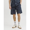 Jack & Jones Jack & Jones Men's Shorts JPSTJAIDEN Jogging Short Dark Blue Striped