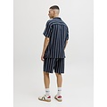 Jack & Jones Jack & Jones Men's Shorts JPSTJAIDEN Jogging Short Dark Blue Striped